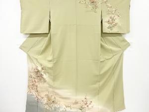 花に短冊模様訪問着